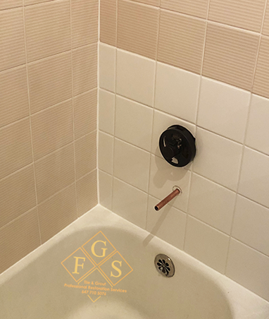 FGS Tile Replacement Services, removes old, cracked, loose tiles, or specific tile areas neatly and then installs highly detailed tiled surfaces.